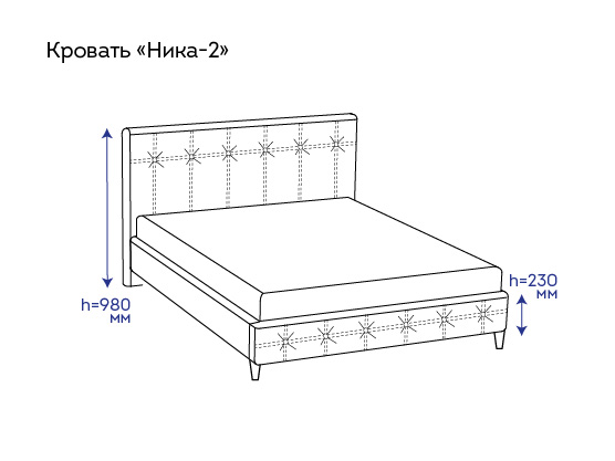 Ножки к основанию кровати